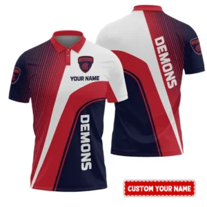 Melbourne Demons AFL Polo Shirt AFL11121024039, Gift For Fan Melbourne Demons