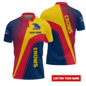 Adelaide Crows AFL Polo Shirt AFL11121024047, Gift For Fan Adelaide Crows
