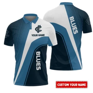 Carlton AFL Polo Shirt AFL11121024051, Gift For Fan Carlton