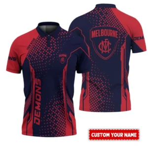Melbourne Demons AFL Polo Shirt AFL11121024058, Gift For Fan Melbourne Demons