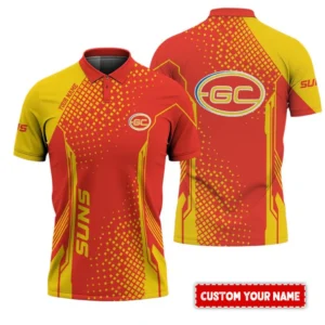 Gold Coast Suns AFL Polo Shirt AFL11121024071, Gift For Fan Gold Coast Suns