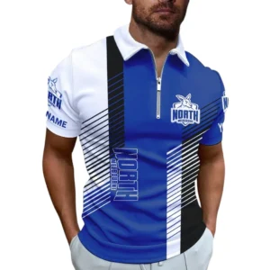 North Melbourne AFL Zipper Polo Shirt AFL11121024106, Gift For Fan North Melbourne