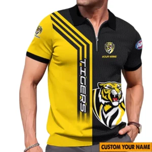 Richmond AFL Zipper Polo Shirt AFL11121024202, Gift For Fan Richmond