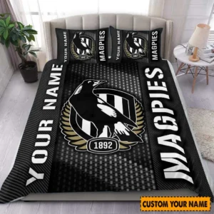 Collingwood AFL Bedding Set AFL11121124002, Gift For Fan Collingwood