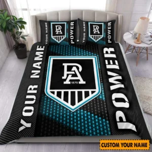 Port Adelaide AFL Bedding Set AFL11121124009, Gift For Fan Port Adelaide