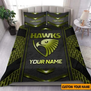 Hawthorn AFL Bedding Set AFL11121124028, Gift For Fan Hawthorn