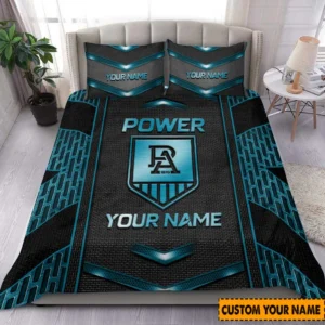 Port Adelaide AFL Bedding Set AFL11121124029, Gift For Fan Port Adelaide