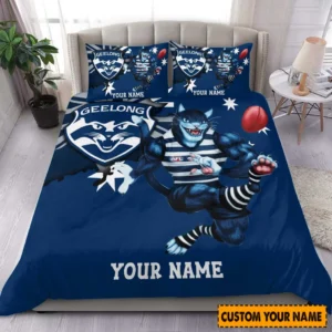 Geelong Cats AFL Bedding Set AFL11121124037, Gift For Fan Geelong Cats