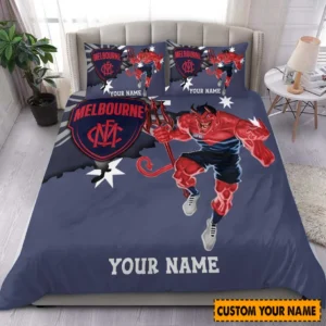 Melbourne Demons AFL Bedding Set AFL11121124042, Gift For Fan Melbourne Demons