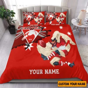 Sydney Swans AFL Bedding Set AFL11121124044, Gift For Fan Sydney Swans