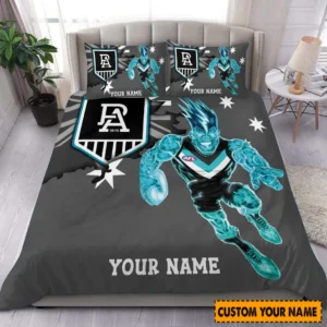 Port Adelaide AFL Bedding Set AFL11121124047, Gift For Fan Port Adelaide