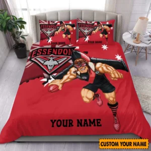 Essendon AFL Bedding Set AFL11121124049, Gift For Fan Essendon