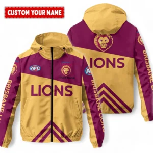 Brisbane Lions AFL Windbreaker Jacket AFL12121124101, Gift For Fan Brisbane Lions