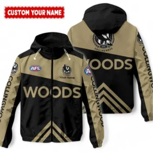 Collingwood AFL Windbreaker Jacket AFL12121124103, Gift For Fan Collingwood