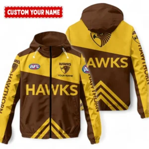 Hawthorn AFL Windbreaker Jacket AFL12121124109, Gift For Fan Hawthorn