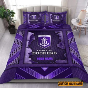 Fremantle AFL Bedding Set AFL13121224137, Gift For Fan Fremantle