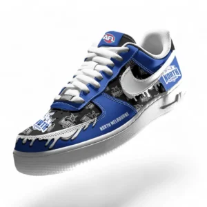 North Melbourne AFL Air Low-Top Sneakers AFL13121224181, Gift For Fan North Melbourne