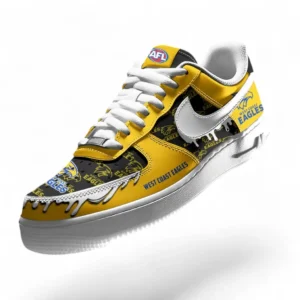 West Coast Eagles AFL Air Low-Top Sneakers AFL13121224186, Gift For Fan West Coast Eagles