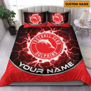 Redcliffe Dolphins NRL Bedding Set NRL01121424002, Gift For Fan Redcliffe Dolphins
