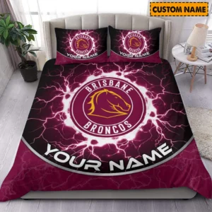 Brisbane Broncos NRL Bedding Set NRL01121424009, Gift For Fan Brisbane Broncos