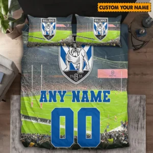 Canterbury-Bankstown Bulldogs NRL Bedding Set NRL01121424030, Gift For Fan Canterbury-Bankstown Bulldogs