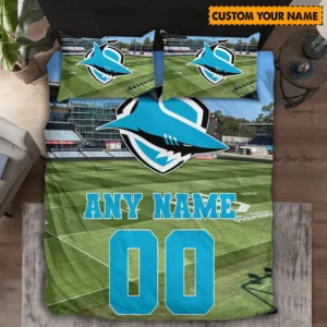 Cronulla Sharks NRL Bedding Set NRL01121424033, Gift For Fan Cronulla Sharks