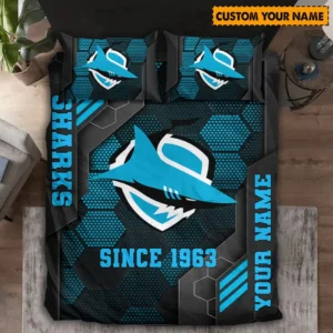Cronulla Sharks NRL Bedding Set NRL01121424034, Gift For Fan Cronulla Sharks