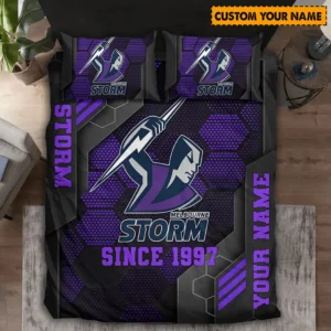 Melbourne Storm NRL Bedding Set NRL01121424038, Gift For Fan Melbourne Storm