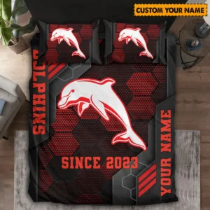 Redcliffe Dolphins NRL Bedding Set NRL01121424043, Gift For Fan Redcliffe Dolphins