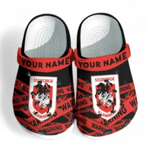 St George Illawarra Dragons NRL Crocs NRL01121424137, Gift For Fan St George Illawarra Dragons