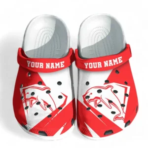 Redcliffe Dolphins NRL Crocs NRL01121424155, Gift For Fan Redcliffe Dolphins