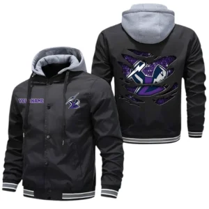 Melbourne Storm NRL Hooded Winbreaker Jacket NRL01121424256, Gift For Fan Melbourne Storm