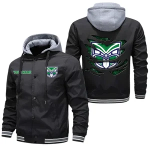 New Zealand Warriors NRL Hooded Winbreaker Jacket NRL01121424257, Gift For Fan New Zealand Warriors