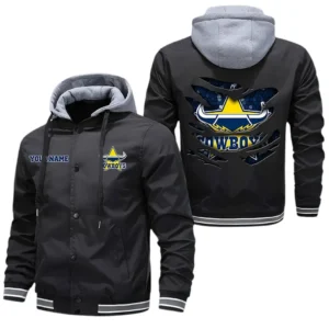 North Queensland Cowboys NRL Hooded Winbreaker Jacket NRL01121424259, Gift For Fan North Queensland Cowboys