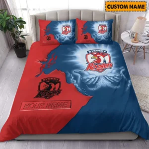 Sydney Roosters NRL Bedding Set NRL02121624007, Gift For Fan Sydney Roosters
