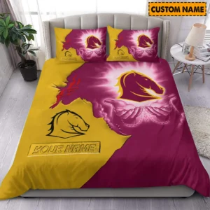 Brisbane Broncos NRL Bedding Set NRL02121624010, Gift For Fan Brisbane Broncos