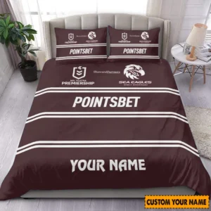 Manly Warringah Sea Eagles NRL Bedding Set NRL02121624023, Gift For Fan Manly Warringah Sea Eagles