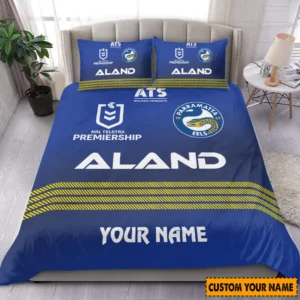 Parramatta Eels NRL Bedding Set NRL02121624028, Gift For Fan Parramatta Eels