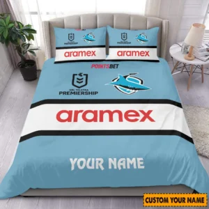 Cronulla Sharks NRL Bedding Set NRL02121624030, Gift For Fan Cronulla Sharks