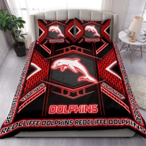Redcliffe Dolphins NRL Bedding Set NRL02121624041, Gift For Fan Redcliffe Dolphins