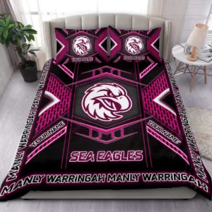 Manly Warringah Sea Eagles NRL Bedding Set NRL02121624049, Gift For Fan Manly Warringah Sea Eagles