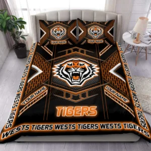 Wests Tigers NRL Bedding Set NRL02121624050, Gift For Fan Wests Tigers