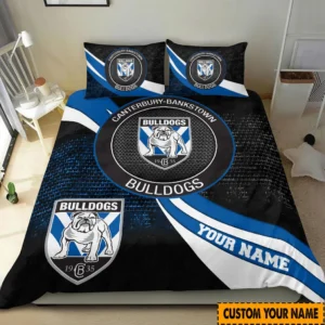 Canterbury-Bankstown Bulldogs NRL Bedding Set NRL02121624060, Gift For Fan Canterbury-Bankstown Bulldogs