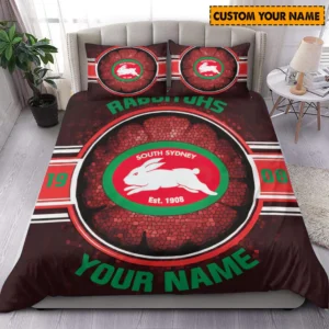 South Sydney Rabbitohs NRL Bedding Set NRL02121624068, Gift For Fan South Sydney Rabbitohs