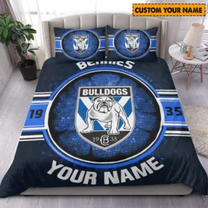 Canterbury-Bankstown Bulldogs NRL Bedding Set NRL02121624076, Gift For Fan Canterbury-Bankstown Bulldogs