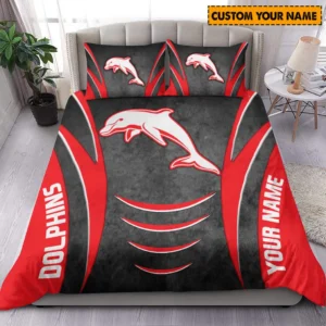 Redcliffe Dolphins NRL Bedding Set NRL02121624094, Gift For Fan Redcliffe Dolphins