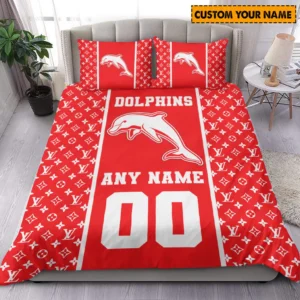 Redcliffe Dolphins NRL Bedding Set NRL02121624118, Gift For Fan Redcliffe Dolphins
