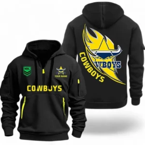 North Queensland Cowboys NRL Hoodie Half Zipper NRL02121624259, Gift For Fan North Queensland Cowboys