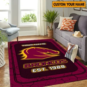 Brisbane Broncos NRL Rug NRL02121624310, Gift For Fan Brisbane Broncos