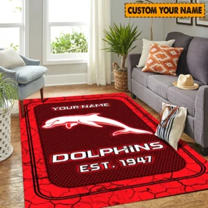 Redcliffe Dolphins NRL Rug NRL02121624311, Gift For Fan Redcliffe Dolphins